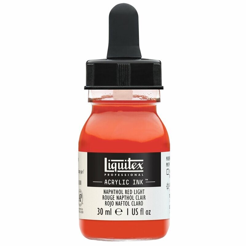 Liquitex Professional Acrylic Ink 30ml Flasche Naphthol Rot Hell - Naphthol Red Light