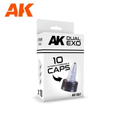 DUAL EXO 10 INTERCHANGEABLE CAPS SET - AK Interactive