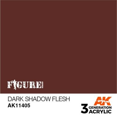 Dark Shadow Flesh-– STANDARD(3rd-Generation)-(17mL) - AK Interactive
