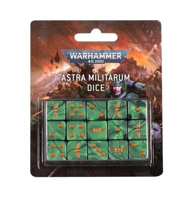 Würfelset des Astra Militarum Dice - Warhammer 40.000 - Games Workshop
