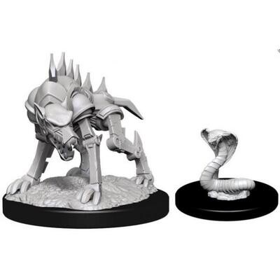 D&D Nolzur's Marvelous Miniatures - Iron Cobra & Iron Defender