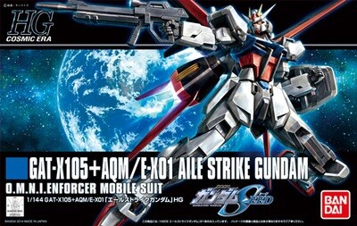 HGCE GUNDAM AILE STRIKE 1/144 GAT-X105+AQM/EX01 Aile Strike Gundam HG Cosmic Era - Bandai - Gunpla