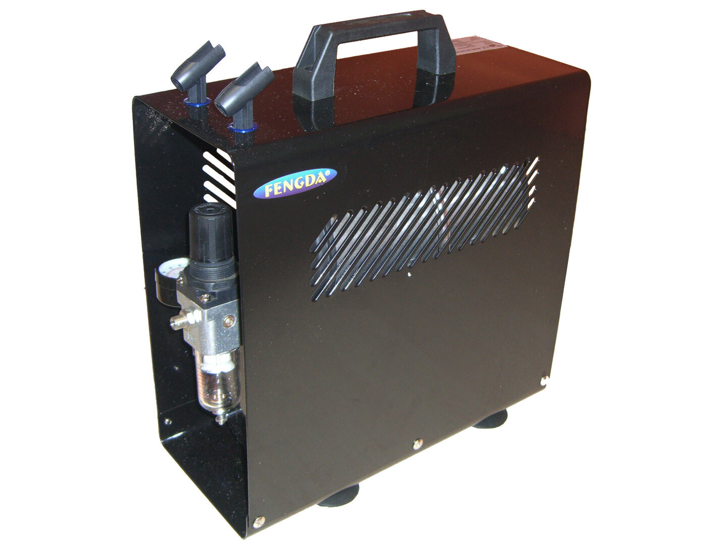 Airbrush Hobby Kompressor mit Druckbehälter und Deckel Fengda® AS-189 A