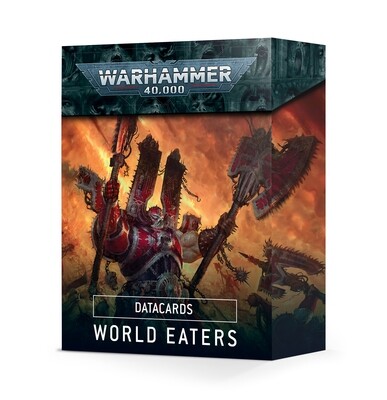 Datacards: World Eaters (Englisch) 9. Edition (old) - Warhammer 40.000 - Games Workshop