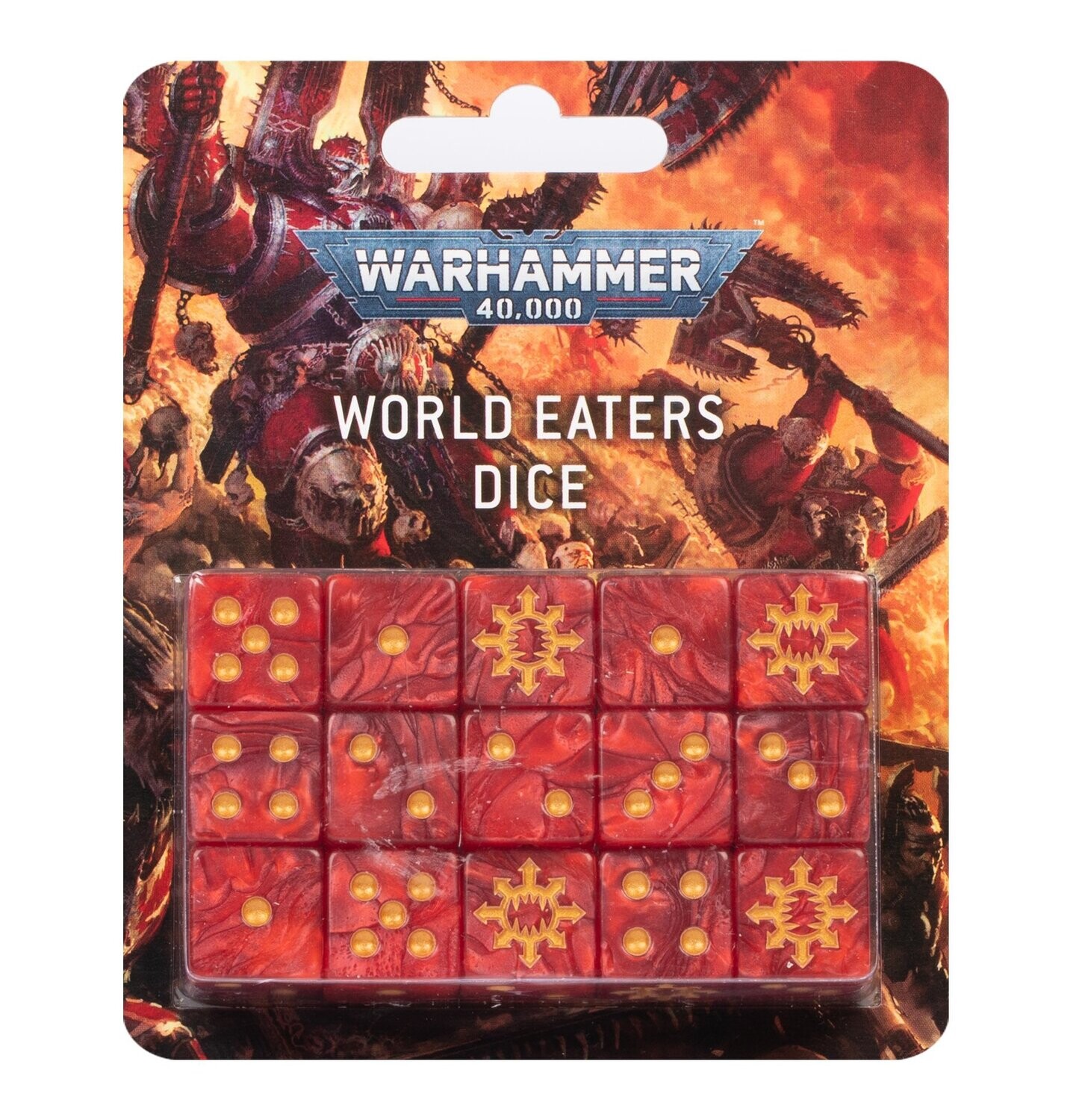 Würfelset der World Eaters Dice - Warhammer 40.000 - Games Workshop