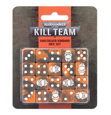 Kill Team: Würfelset der Fernpirscher-Sippenschar Farstalker Kinband Dice Set - Games Workshop