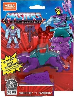 Mega Construx Masters of the Universe Skeletor and Panthor