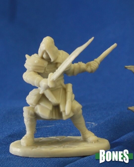 Drago Voss, Male Assassin Human Rogue - Bones - Reaper Miniatures
