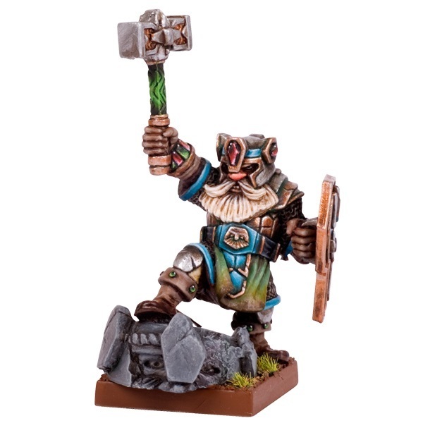 Dwarf King - Dwarfs Zwerge - Kings of War - Mantic Games