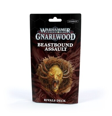 Warhammer Underworlds: Gnarlwood – Rivals-Deck Angriff der Bestien Beastbound Assault - Games Workshop