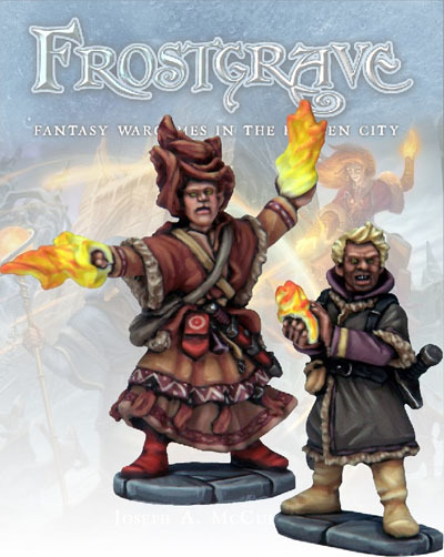 Elementalist & Apprentice - Frostgrave - Northstar Figures