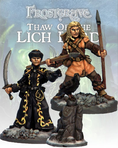 Crow Master & Javelineer - Frostgrave - Northstar Figures