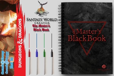 ANTASY WORLD CR. THE MASTER BLACK BOOK - The Master's Black Book