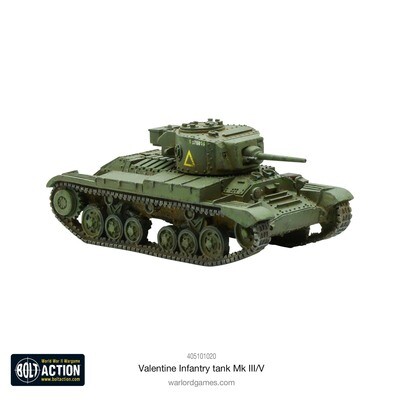 Valentine Infantry tank Mk III / V - Bolt Action - Warlord Games