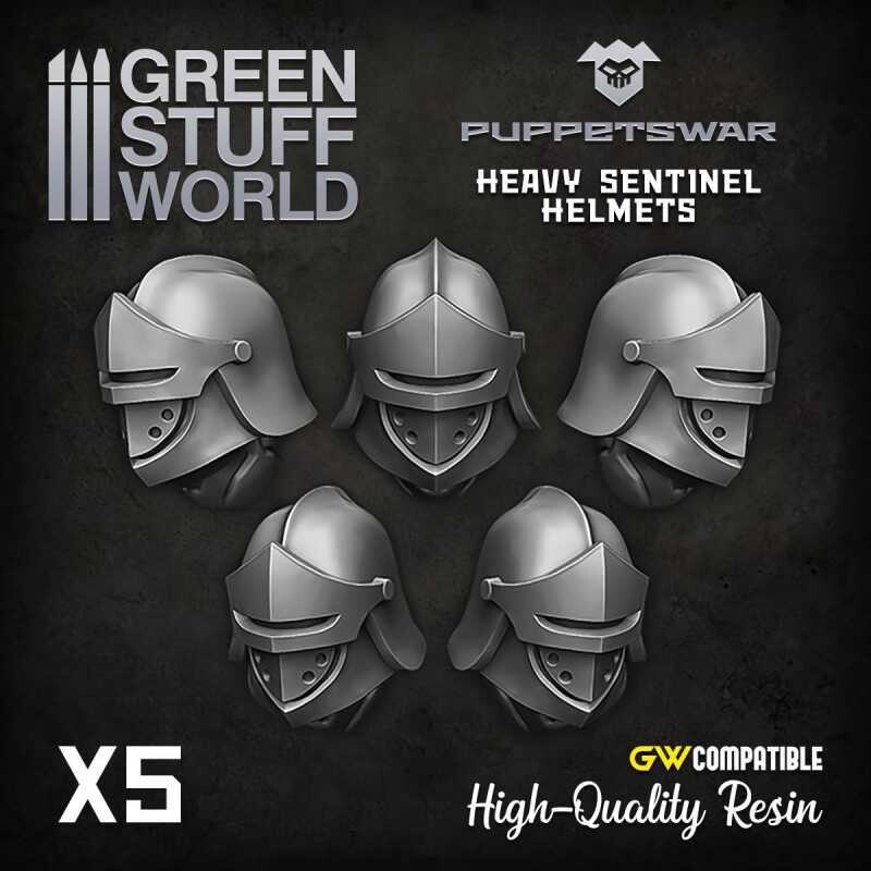 3D-Druckset - Heavy Sentinel Helmets - Greenstuff World