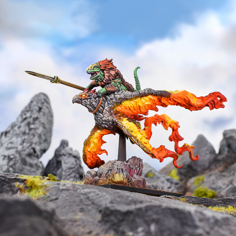 Ghekkotah Skylord Salamanders - Kings of War - Mantic Games