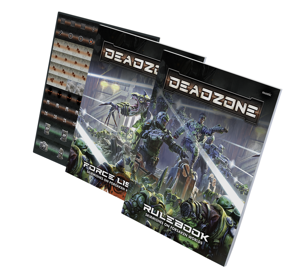 Deadzone 3rd Edition Rulebooks and Counter Sheet Pack - Mantic Games