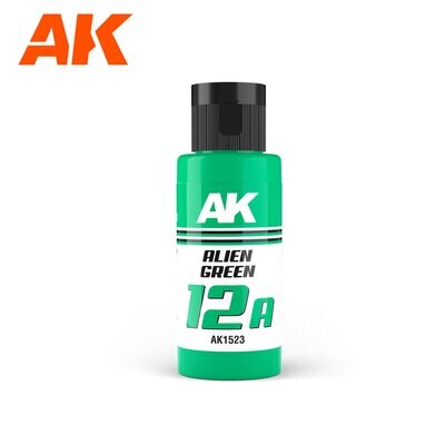 DUAL EXO 12A – ALIEN GREEN 60ml. - AK Interactive
