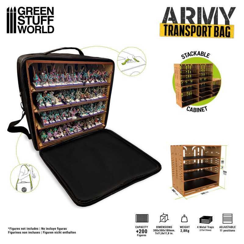Army Transport Bag - Tragetasche für Miniaturen - M - Greenstuff World