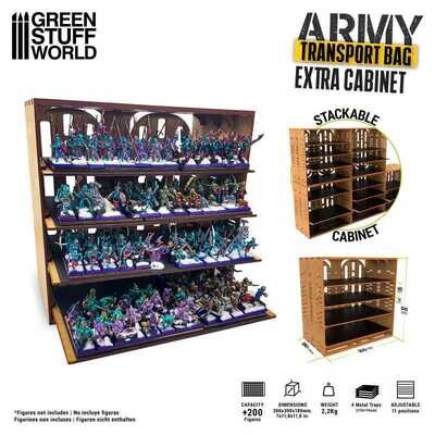 Army Transport Bag Extra Cabinet - Zusätzlicher Organizer - Greenstuff World