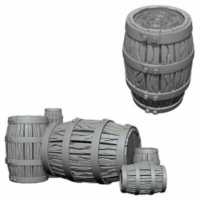 D&D Nolzur's Marvelous Miniatures - Barrel & Pile of Barrels