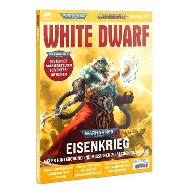 White Dwarf 487 -2023 April (Deutsch) (Leicht beschädigt)- Games Workshop