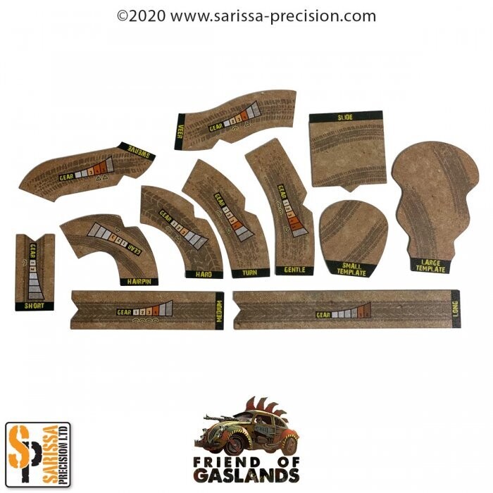 GASLANDS REFUELLED TEMPLATES - FULL COLOUR - Gaslands