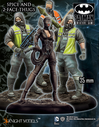 Spice and Two-Face Thugs - Batman Miniature Game
