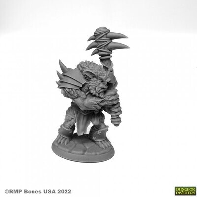 Tork, Bloodclub Bugbear - Bones USA - Dungeon Dweller - Reaper Miniatures