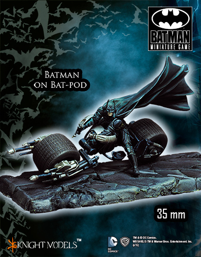 Batman on Batpod - Batman Miniature Game
