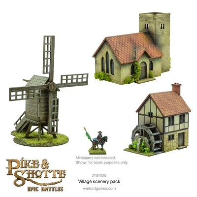 Pike & Shotte Epic Battles - Village scenery pack - Warlord Games