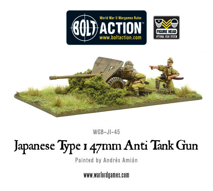 Japanese Type 1 47mm Anti Tank Gun - Bolt Action - Warlord Games