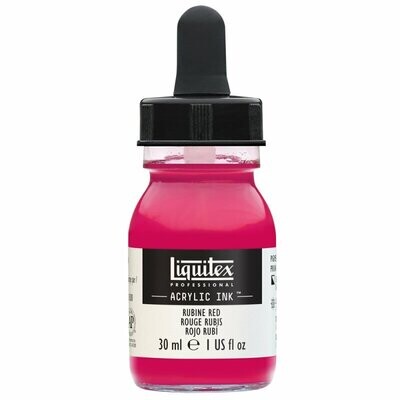 Liquitex Professional Acrylic Ink 30ml Flasche Rubinrot - Rubine Red