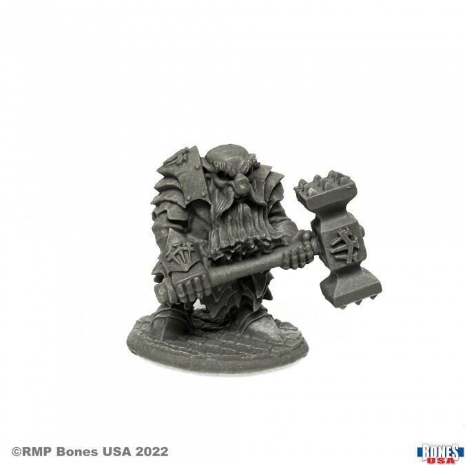 Dark Dwarf Pounder - Reaper Bones