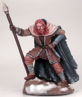 Wildling Warrior with Spear - Dark Sword Miniatures