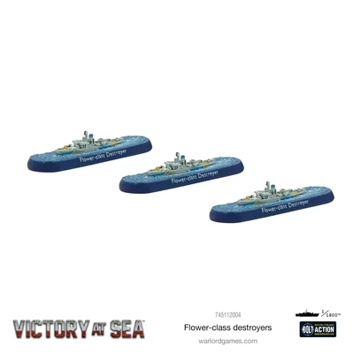 Victory At Sea - Flower-class destroyers - Warlord Games