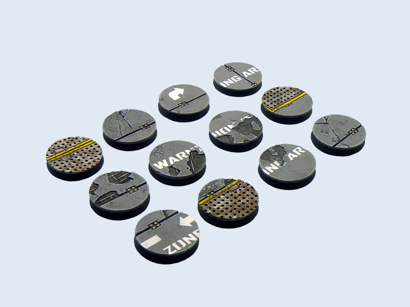 Warehouse Bases, Round 25mm (5) - Micro Art Studio