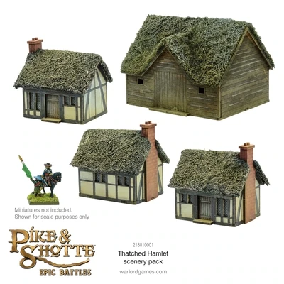 Pike & Shotte Epic Battles - Thatched Hamlet scenery pack - Warlord Games