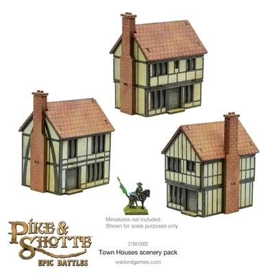 Pike & Shotte Epic Battles - Town Houses Scenery Pack - Warlord Games