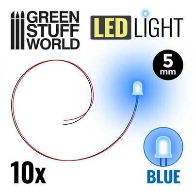 BLUE LED Lights - 5mm - Greenstuff World