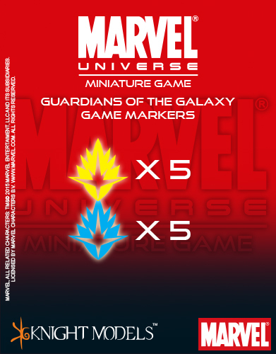 Guardians Of The Galaxi Markers - Marvel Universe Miniature Game