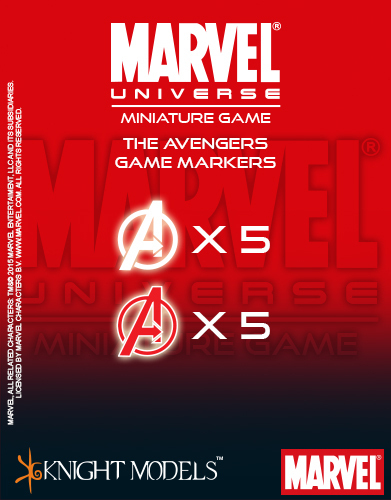 Avengers Markers - Marvel Universe Miniature Game