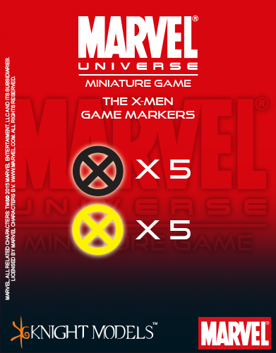 X-Men Markers - Marvel Universe Miniature Game