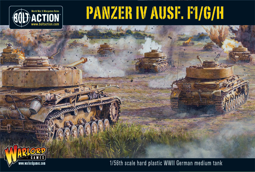 Plastic Panzer IV Ausf. F1/G/H medium tank - German - Bolt Action