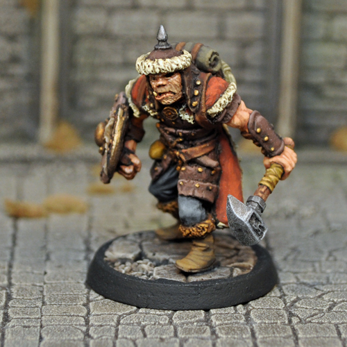 DAD9 – Male Half-orc Fighter/Cleric - Otherworld Miniatures