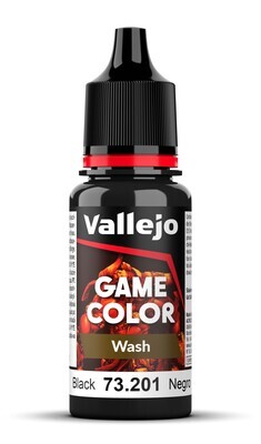 Game Color Wash Black Shade 17ml - Vallejo - Farben