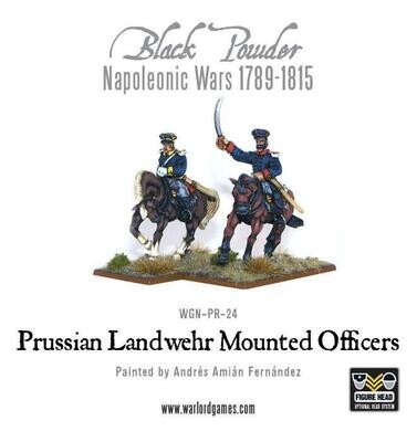 Napoleonic Wars: Prussian Landwehr Mounted Officers 1789-1815 - Black Powder - Warlord Games