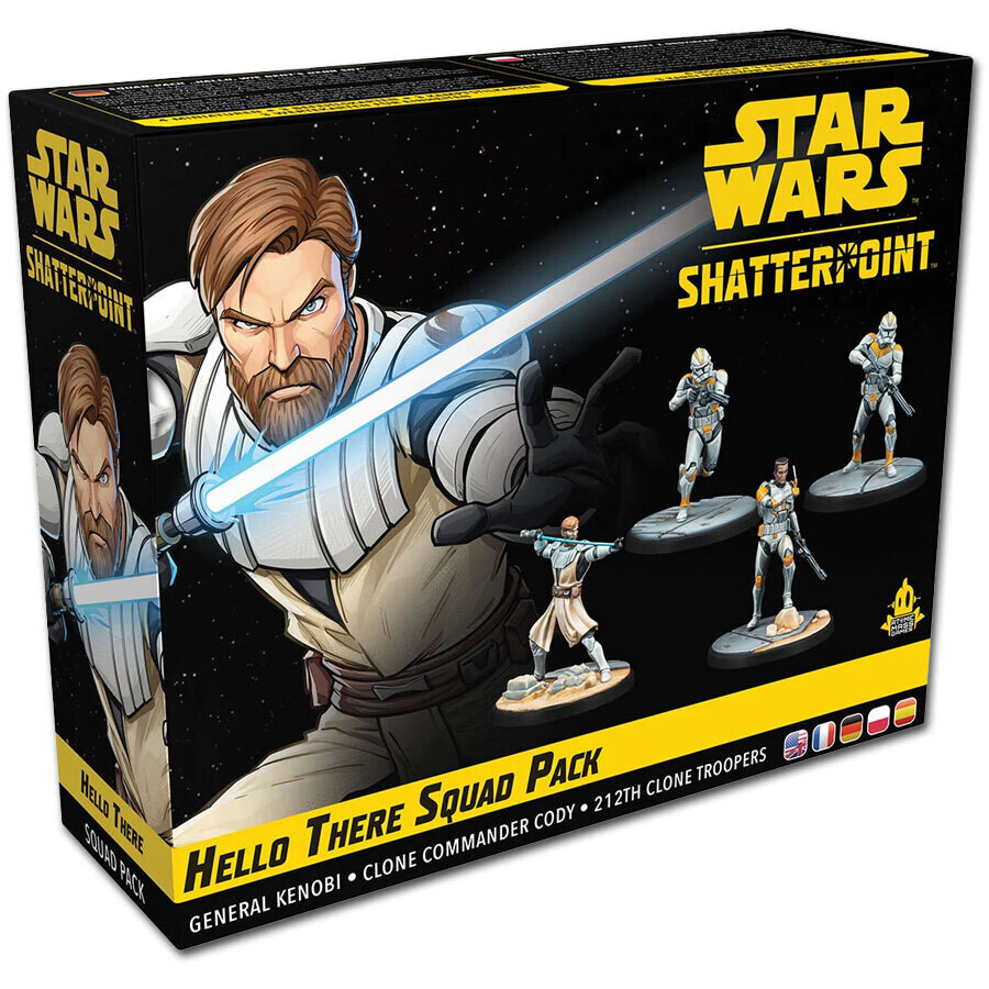 Star Wars: Shatterpoint - Hello there Squad Pack - Atomic Mass Games Star Wars: Shatterpoint - Hello there Squad Pack - Atomic Mass Games