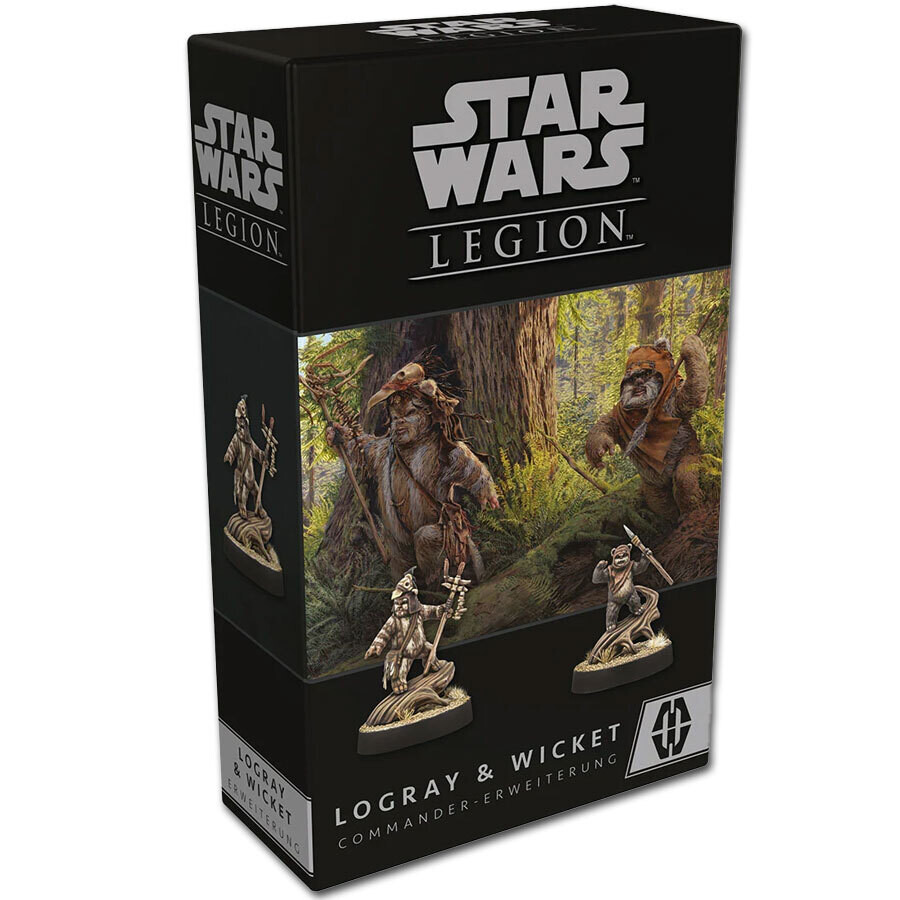 Star Wars: Legion - Logray & Wicket Commander-Erweiterung DE - Fantasy Flight Games