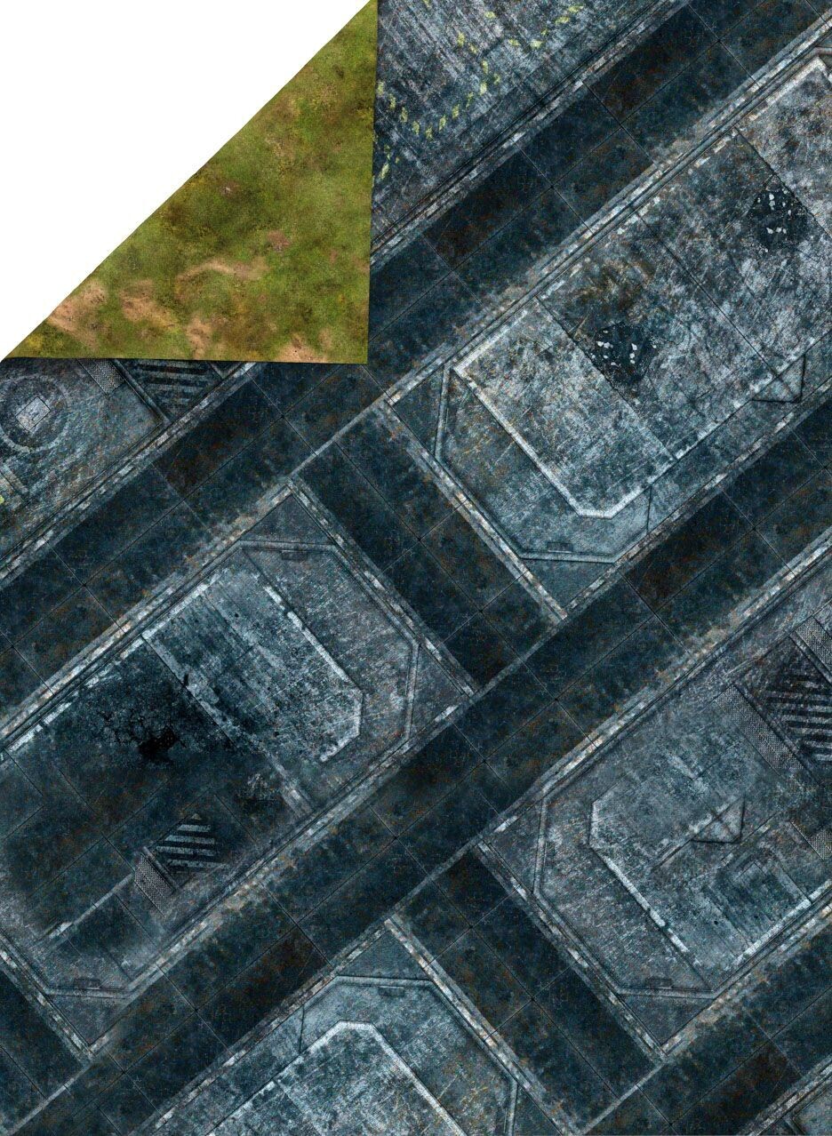 Necromunda 44”x60” / 112x152 cm - double-sided rubber mat - Playmats Spielmatte